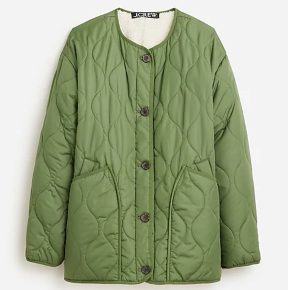 J Crew reversible puffer jacket with Primaloft - Picture 2 of 9